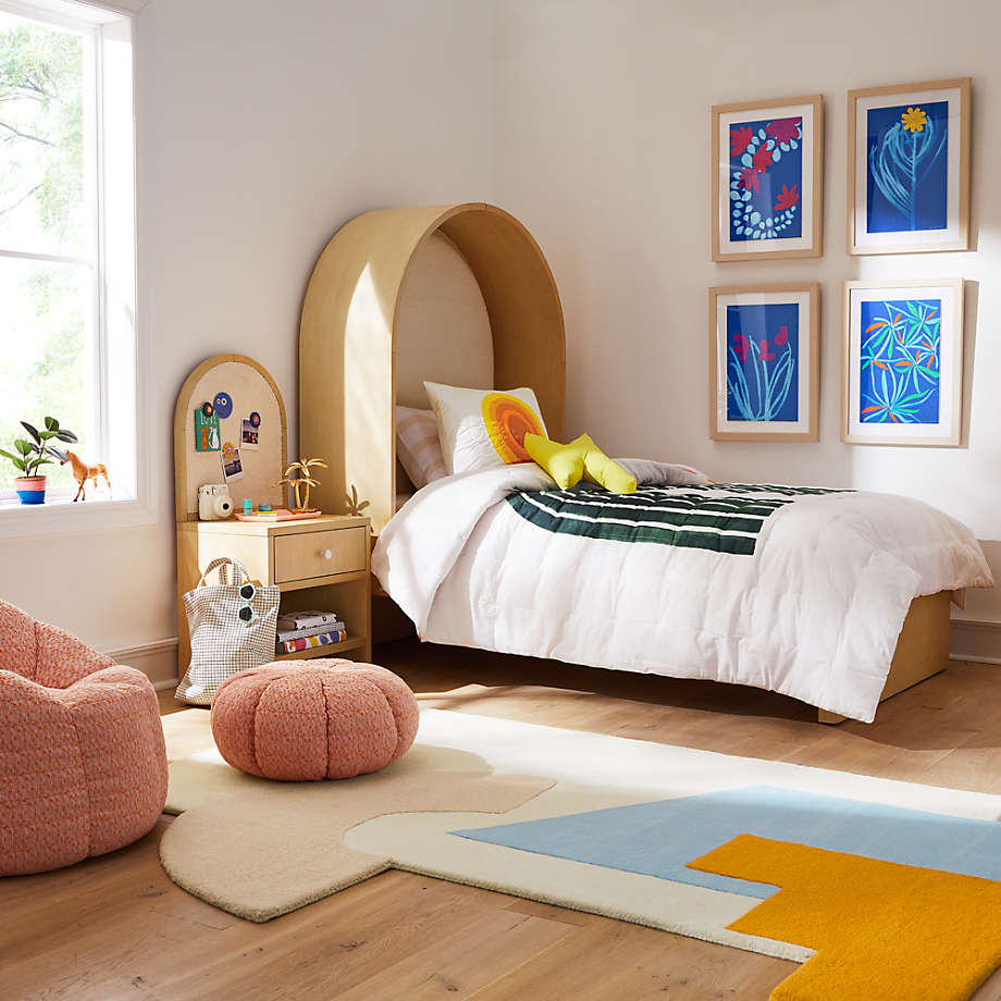 Nightstand for outlet baby room