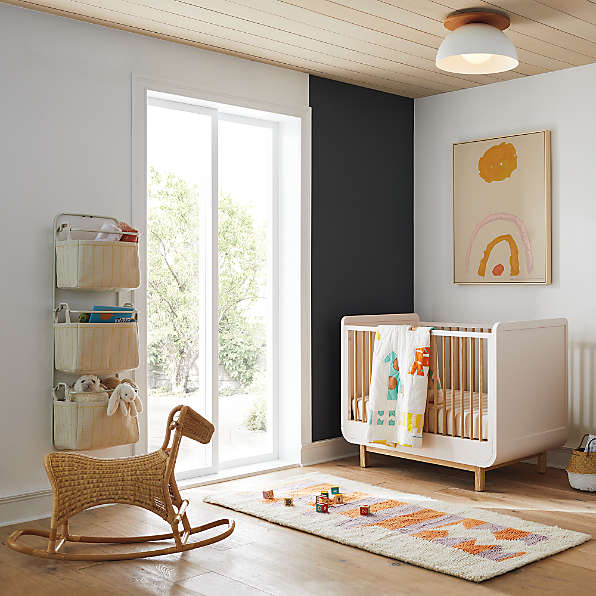 Gray White Natural Wood Baby Nursery Crate Kids Canada