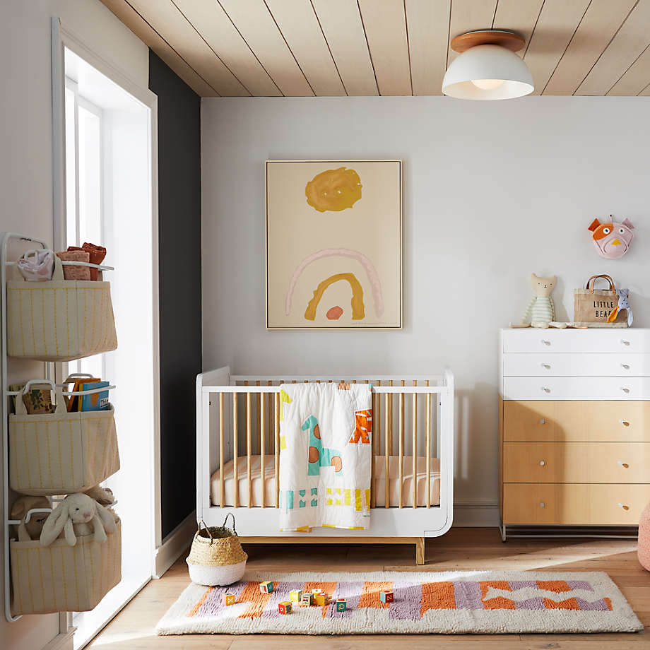 Two tone deals baby crib