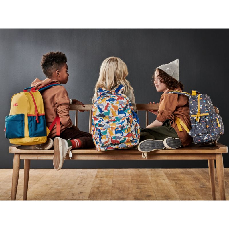 Dinosaur Party Medium Kids Backpack with Side Pockets - image 3 of 15