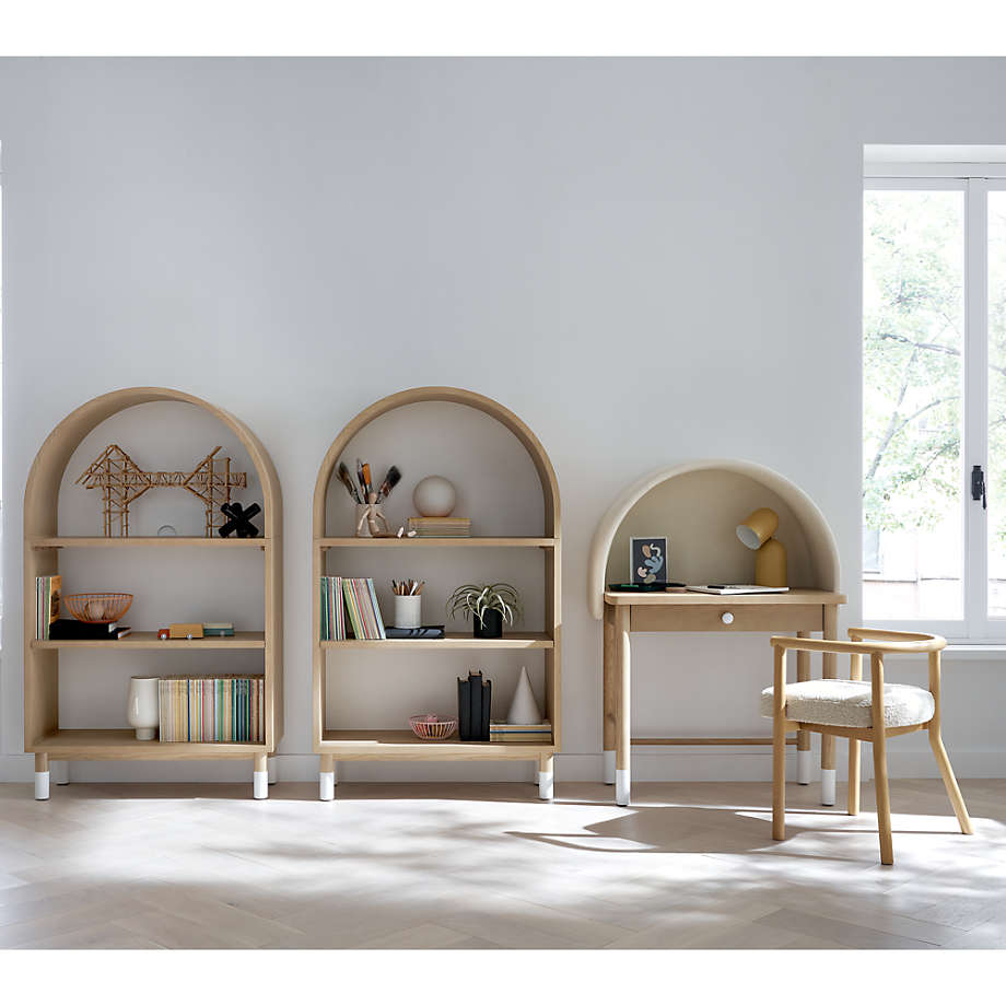 Aksel Fabric Covered Kids Desk Hutch Reviews Crate Kids