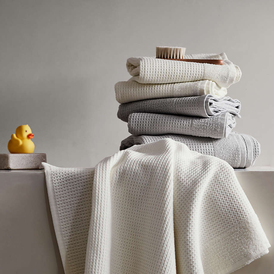 Crate and online barrel waffle towels