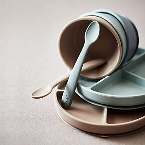 Mushie Baby Dinnerware Tableware Bib Crate Kids Canada