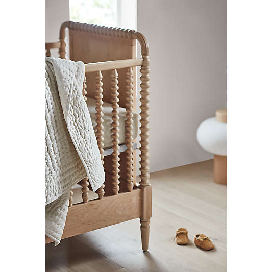 Jenny Lind Heirloom Maple Wood Convertible Baby Crib