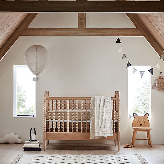 Jenny Lind Maple Wood Spindle Toddler Bed Rail