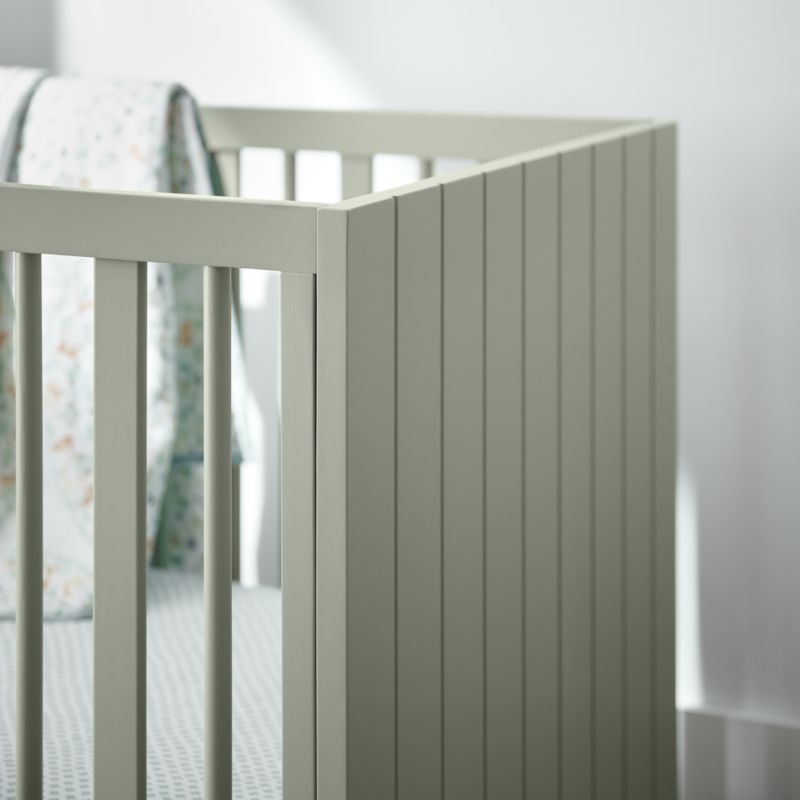 Finn Sage Green Wood Convertible Baby Crib - image 7 of 20