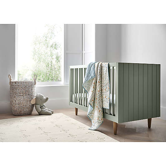 Homespun Wicker Tall Floor Kids Hamper by Leanne Ford