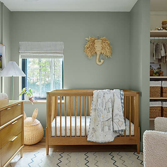 Large Wicker Bunny Floor Storage Basket