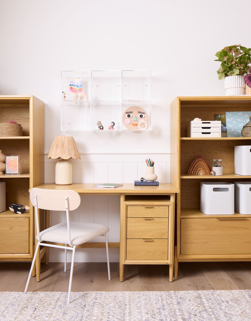 Now You See It Clear Acrylic 2-Bin Floating Shelf Bookcase - image 2 of 10