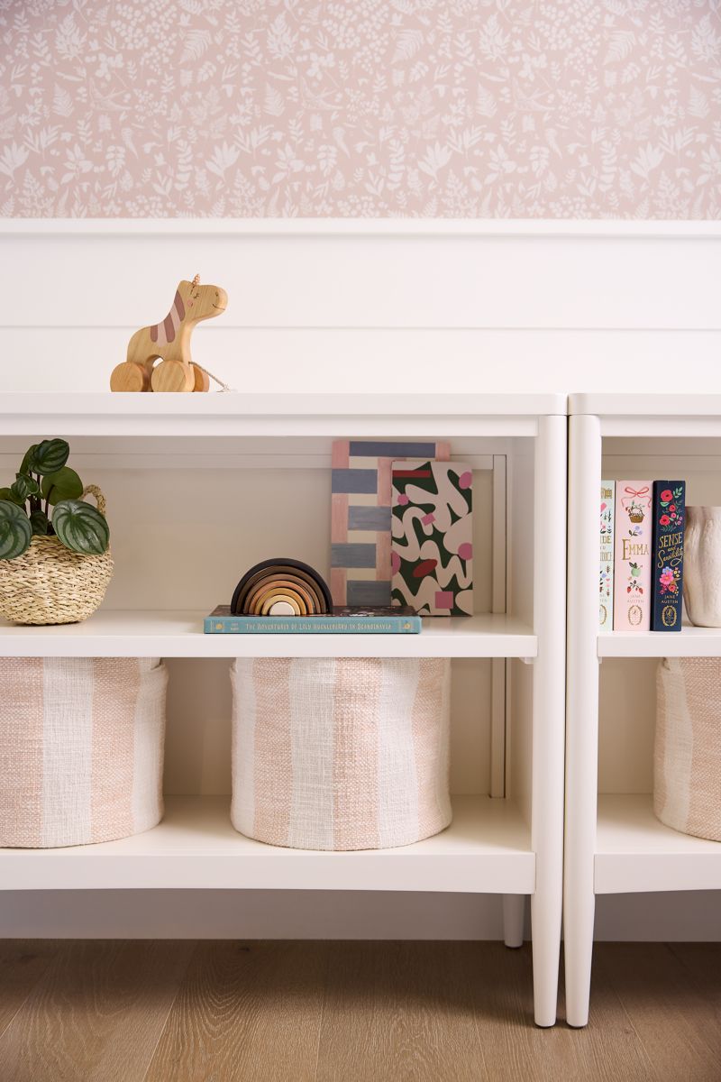 Hampshire Small White Wood 2-Shelf Bookcase - image 5 of 12