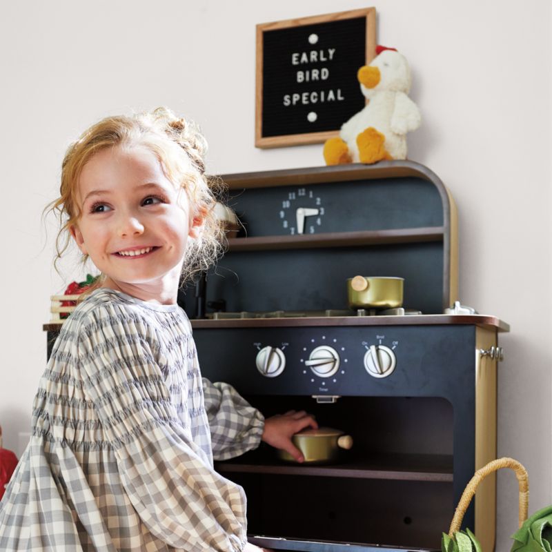 Modern Chef Wooden Kids Kitchen Play Set Crate & Kids