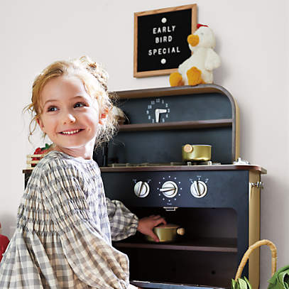 Modern Chef Wooden Kids Kitchen Play Set Reviews Crate Kids