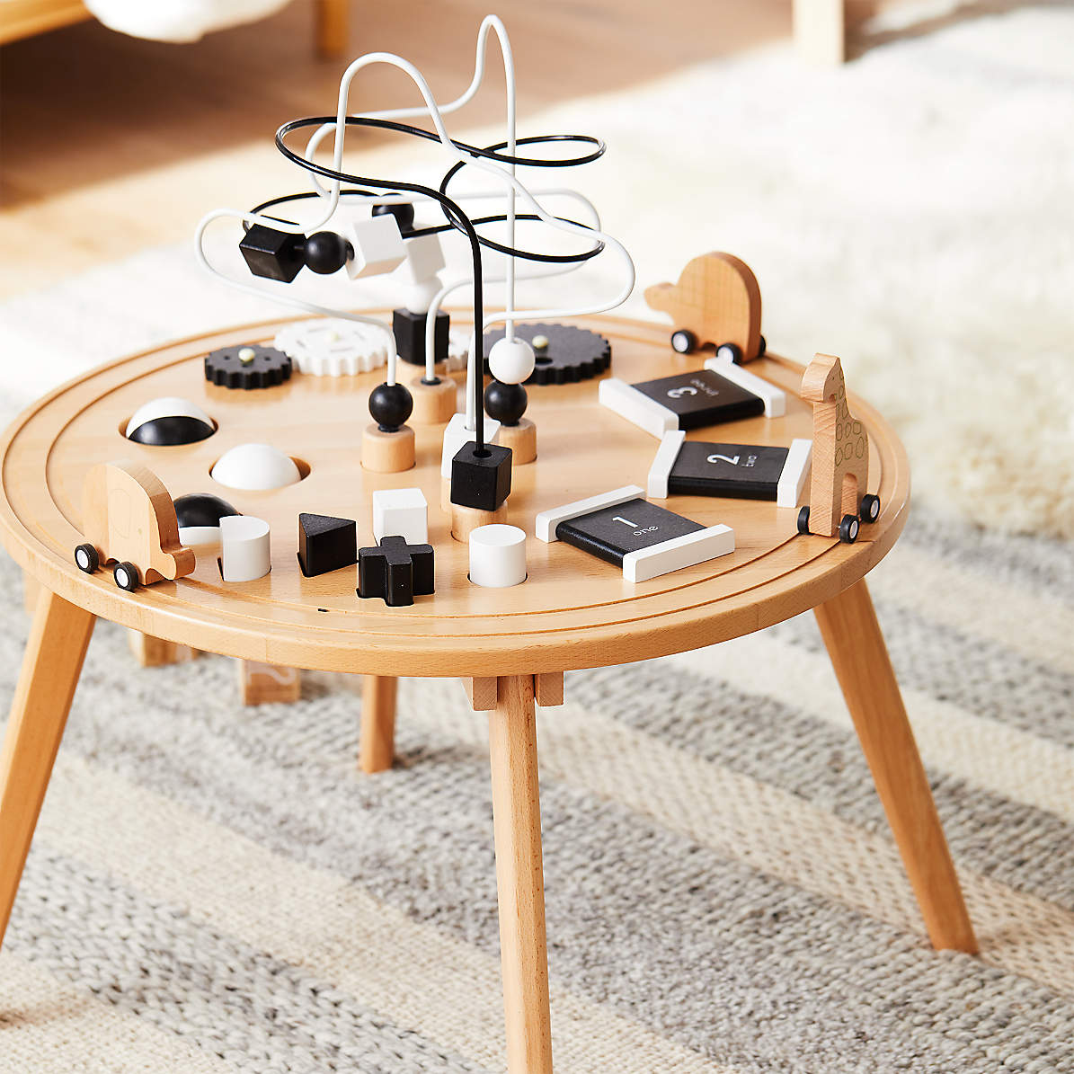Baby Wooden Activity Table Reviews Crate Kids