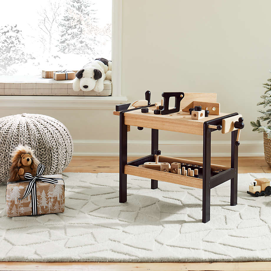 Crate and barrel tool shop bench