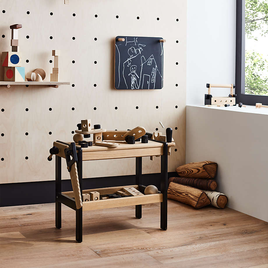 Crate and barrel tool shop bench