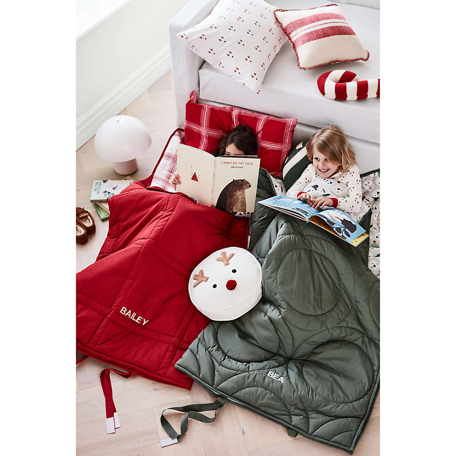 Crate and kids sleeping bag top