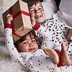 View Happy Christmas Tree Organic Toddler Pajama Set 5T - image 5 of 10