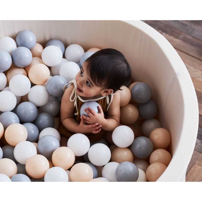 Baby and Toddler Natural Pop-Up Ball Pit with White, Pink and Grey Balls - image 4 of 12