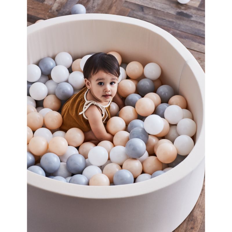 Baby and Toddler Natural Pop-Up Ball Pit with White, Pink and Grey Balls - image 8 of 12