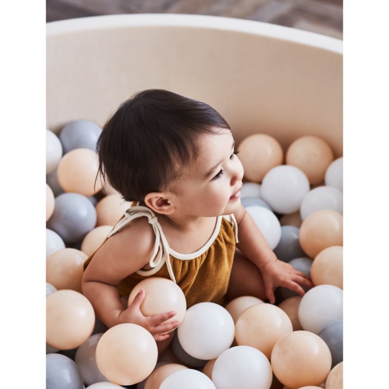 Baby and Toddler Natural Pop-Up Ball Pit with White, Pink and Grey Balls - image 6 of 12