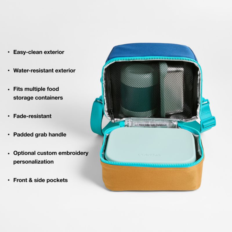 Retro Hopscotch Dual Compartment Soft Insulated Kids Lunch Box - image 13 of 15