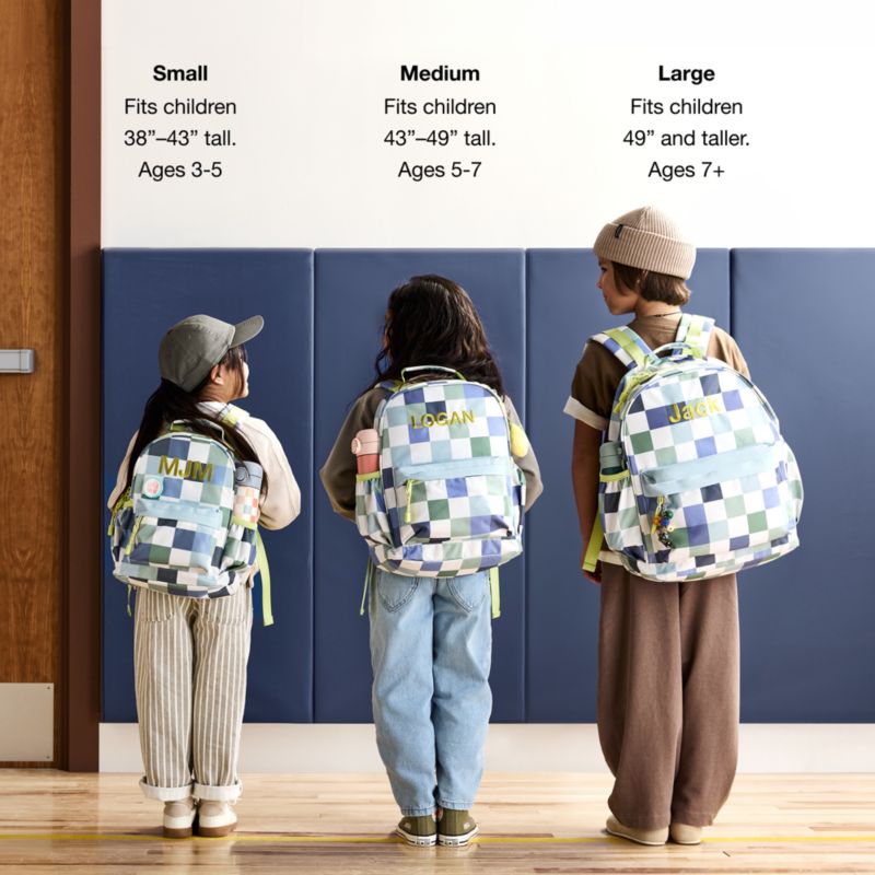 Retro Hopscotch Small Kids Backpack with Side Pockets - image 7 of 9