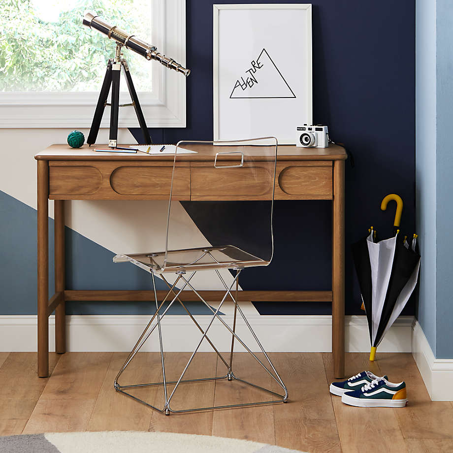 Crate Barrel Wes Wood 2 Drawer Kids Desk Yorkdale Mall