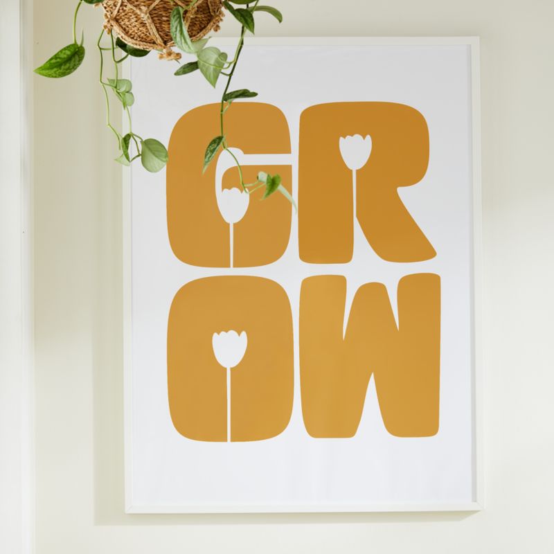 Grow Large Framed Wall Art Print - image 3 of 13