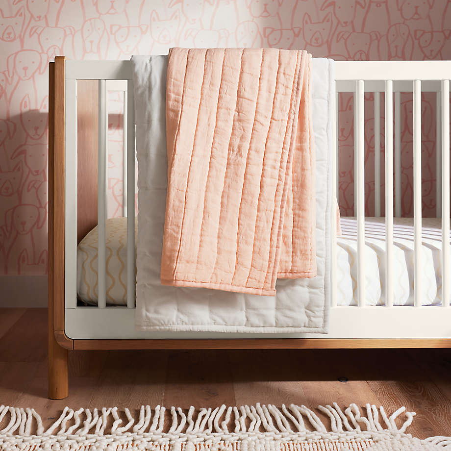 Two tone sales baby crib
