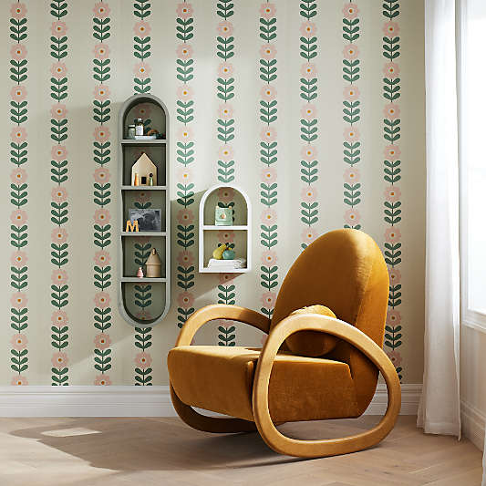 Mallory 11" Kids Large Sage Green Wall Shelf