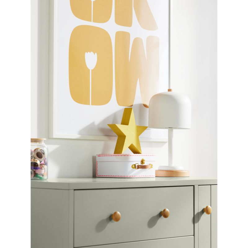 Modern White Dome Touch Kids Table Lamp - image 7 of 18