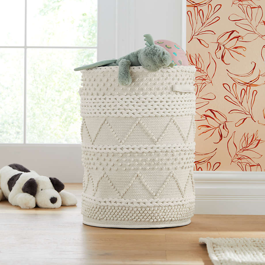 White nursery hamper cheap