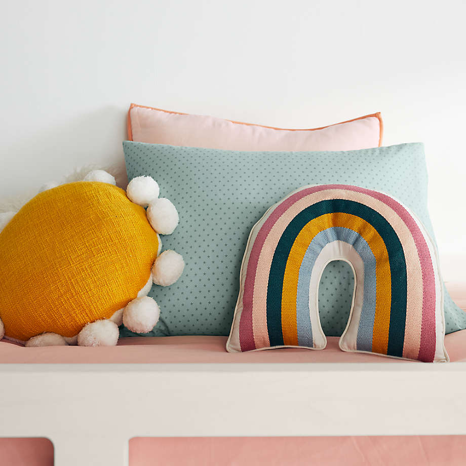 Modern Rainbow Kids Throw Pillow Reviews Crate Kids
