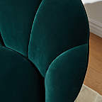 View Avery Emerald Velvet Nursery Swivel Chair - image 5 of 10