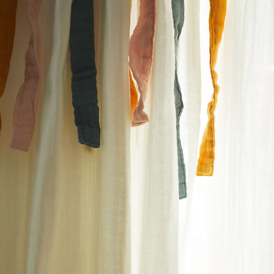 Muslin curtains discount