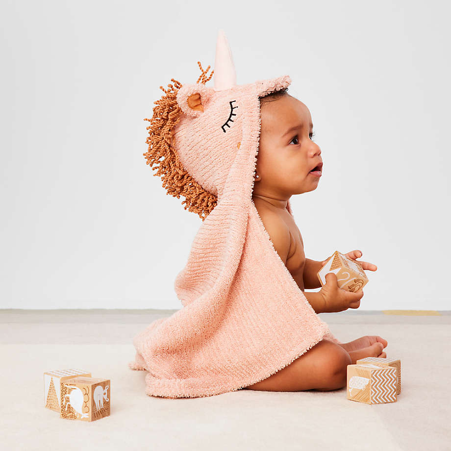 Unicorn baby store bath towel