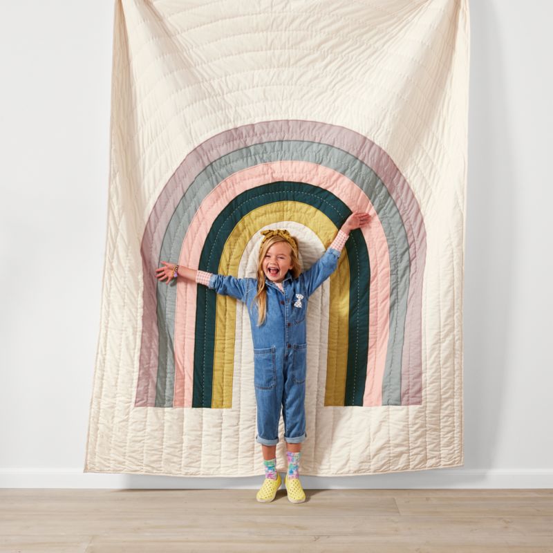 Asha Organic Rainbow Kids Bedding Set - image 2 of 11