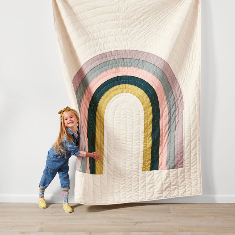 Asha Organic Rainbow Kids Bedding Set - image 3 of 11