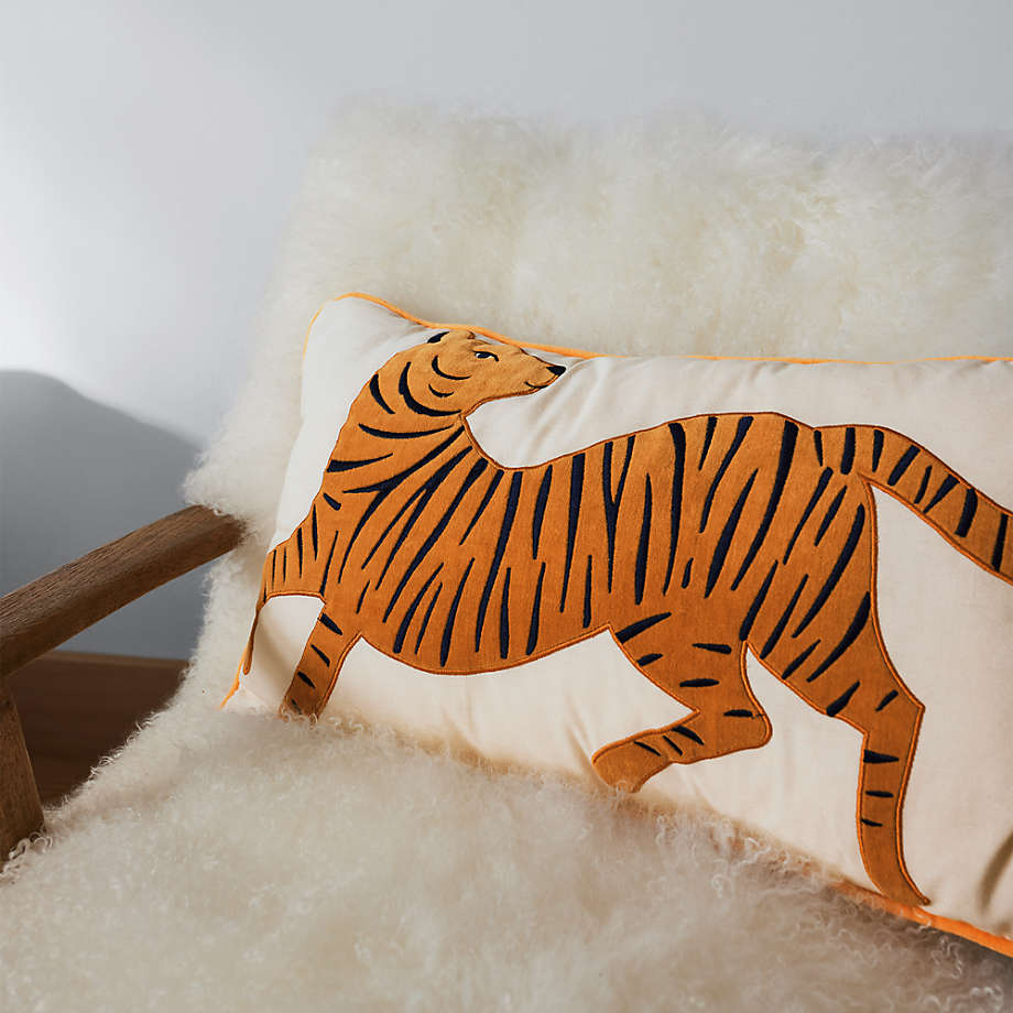 Tiger shaped pillow store