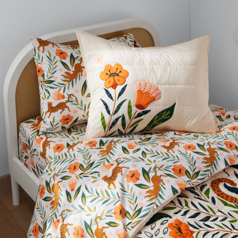 Stay Cool  Marrakech Tiger Organic Cotton Kids Queen Sheet Set - image 6 of 9