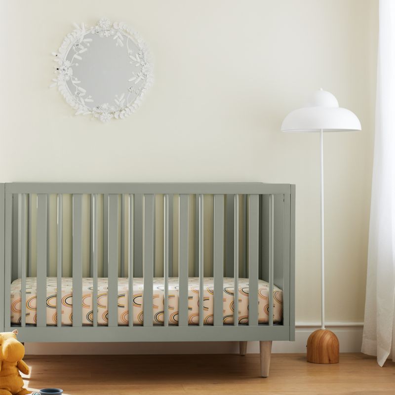 Finn Sage Green Wood Convertible Baby Crib - image 9 of 20