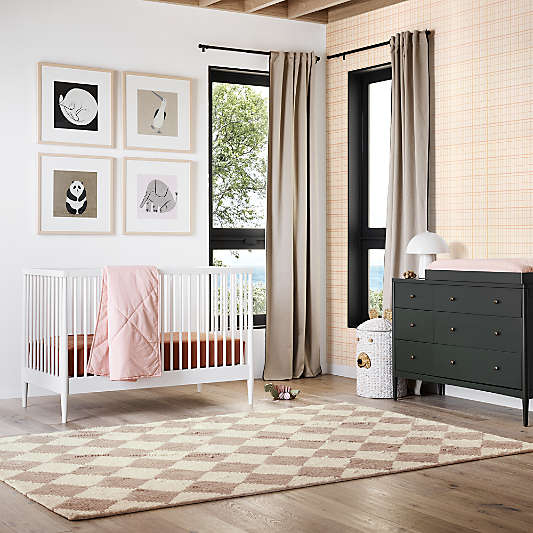 Hampshire White Wood Toddler Bed Rail
