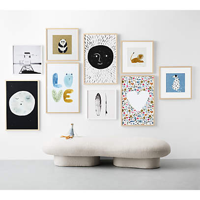 Modern kids clearance wall art