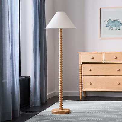 Jenny Lind Maple Wood Kids Floor Lamp