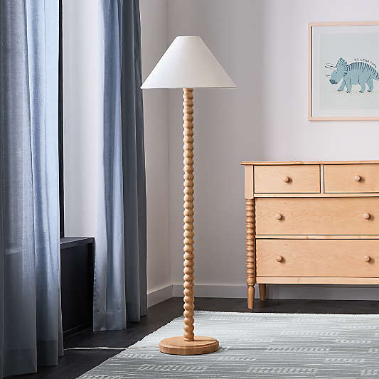 Jenny Lind Maple Wood Kids Floor Lamp