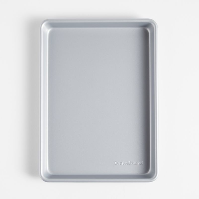 Crate & Barrel Slate Blue Quarter Sheet Pan + Reviews