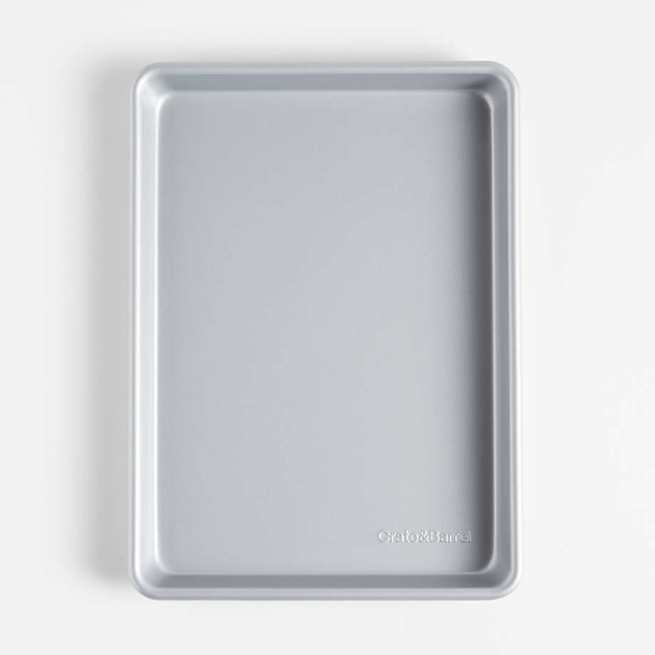 Crate & Barrel Silver Quarter Sheet Pan + Reviews | Crate & Barrel