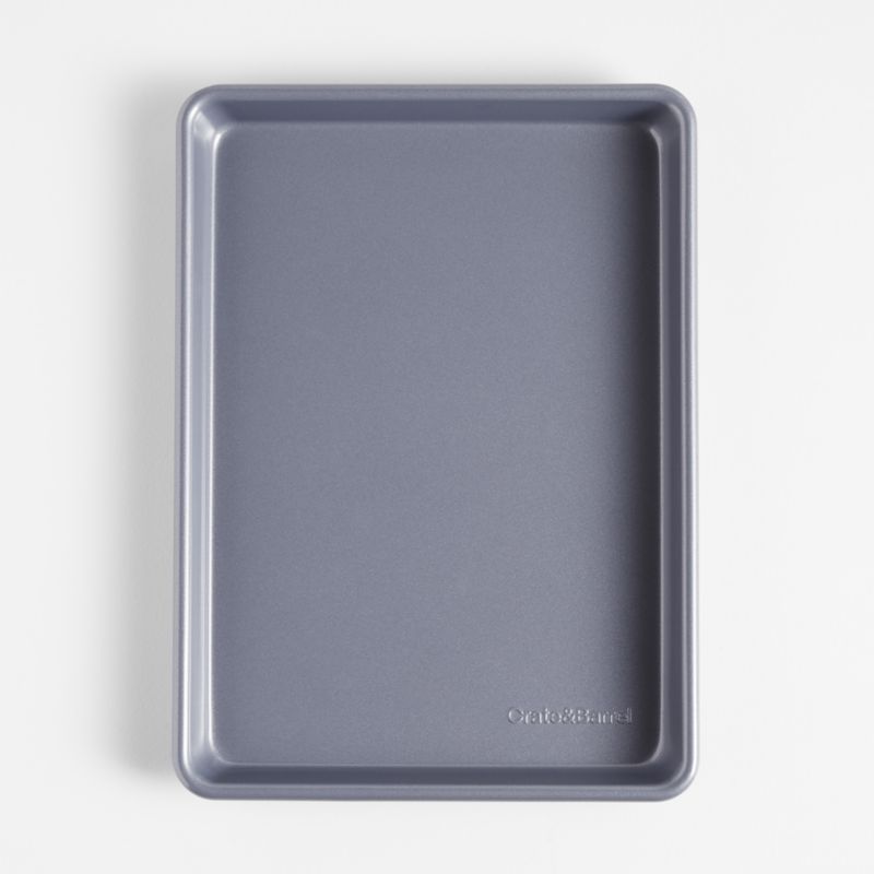 Crate & Barrel Slate Blue Quarter Sheet Pan