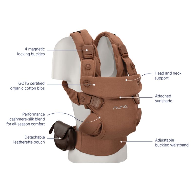 Nuna ® CUDL ™ Luxe Sienna 4-in-1 Baby Carrier - image 6 of 8