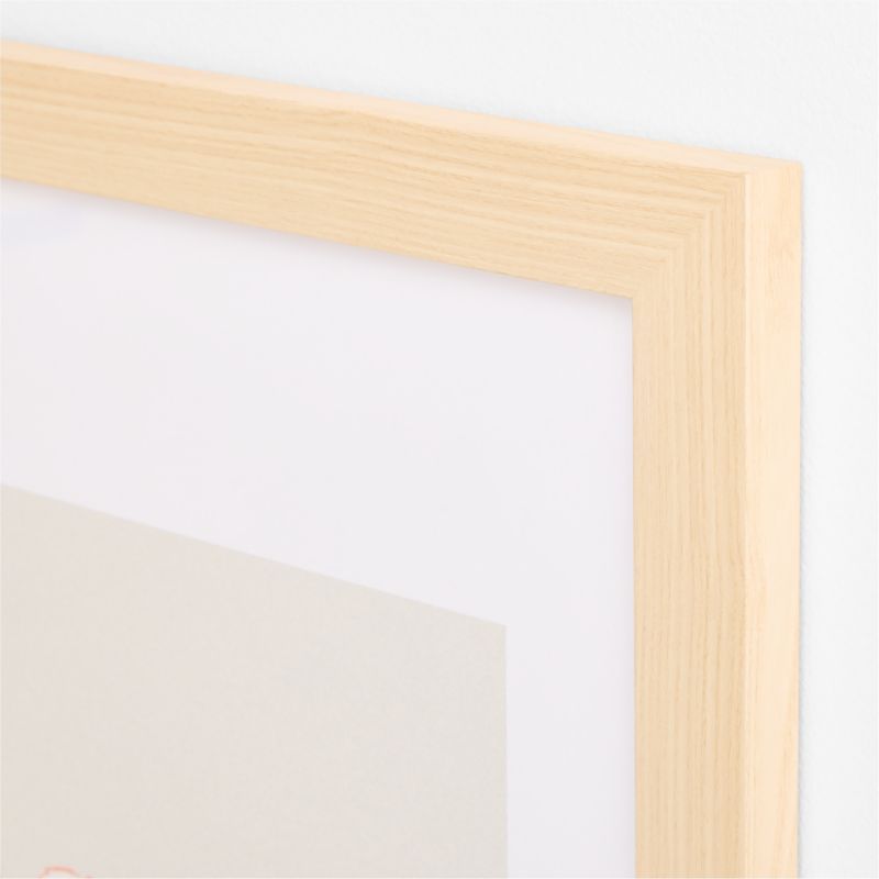 Converse Coral All Stars Jumble Maple Wood Framed Wall Art Print - image 3 of 5